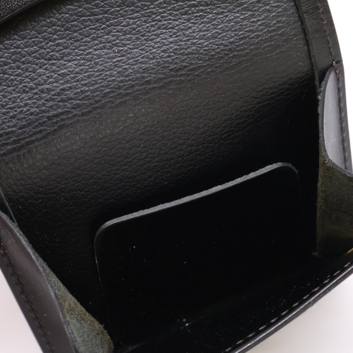 WILDSWANS TONGUE Saddle Pull-up Case Black Size ONE SIZE