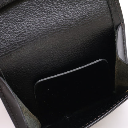 WILDSWANS TONGUE Saddle Pull-up Case Black Size ONE SIZE