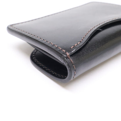WILDSWANS TONGUE Saddle Pull-up Case Black Size ONE SIZE