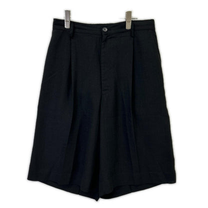 MAISON SPECIAL Black Triacetate Prime Wide Shorts Size 2