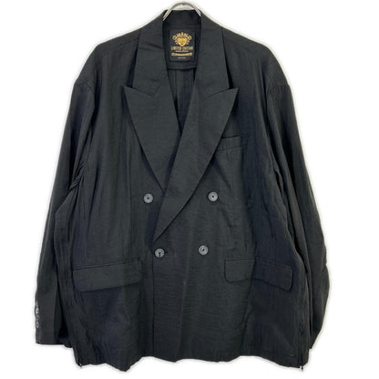 MAISON SPECIAL Black Double Breasted Tailored Blazer Size 2