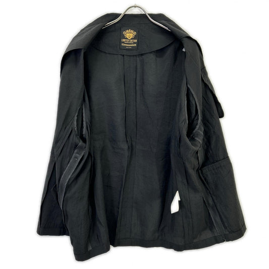 MAISON SPECIAL Black Double Breasted Tailored Blazer Size 2