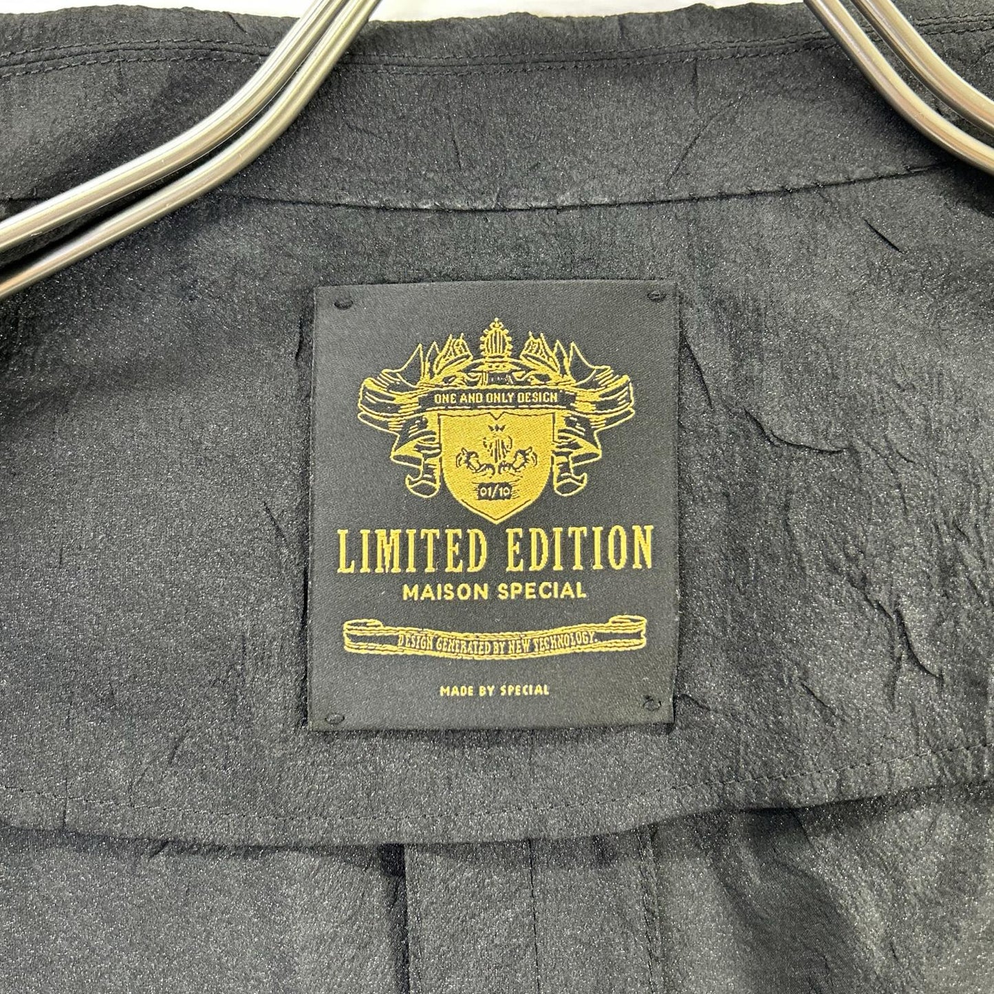 MAISON SPECIAL Black Double Breasted Tailored Blazer Size 2