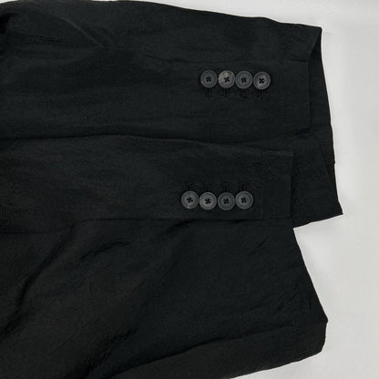 MAISON SPECIAL Black Double Breasted Tailored Blazer Size 2