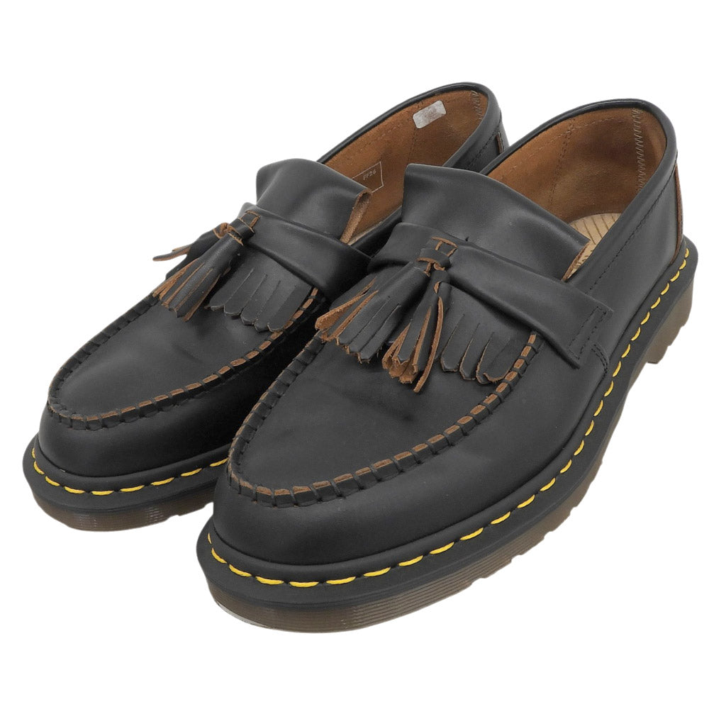 Dr.Martens Adrian Tassel Leather Loafers Black Size 9
