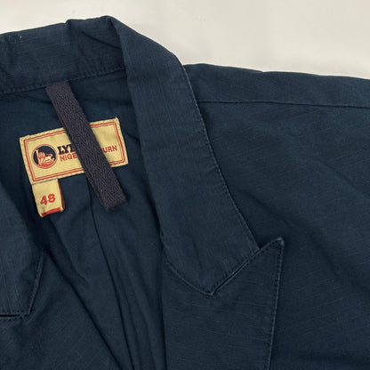 NIGEL CABOURN LYBRO Peak Blazer Cotton Jacket Navy Size 48