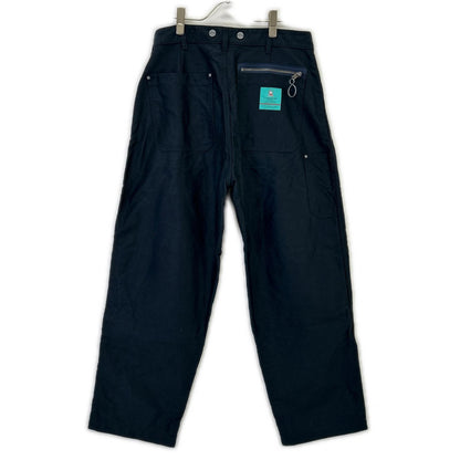 NIGEL CABOURN Lybro Welders Cotton Pants Navy Size 34