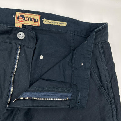 NIGEL CABOURN Lybro Welders Cotton Pants Navy Size 34