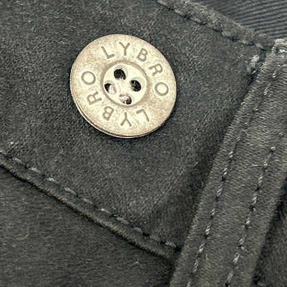 NIGEL CABOURN Lybro Welders Cotton Pants Navy Size 34