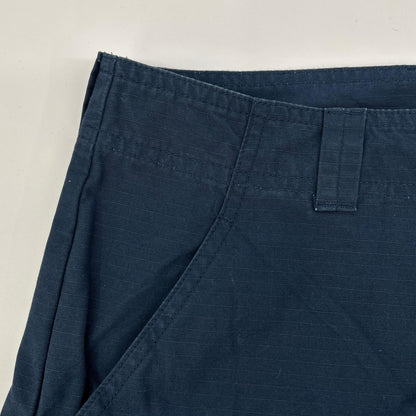NIGEL CABOURN Piped Cotton Ripstop Pants Navy Size 32