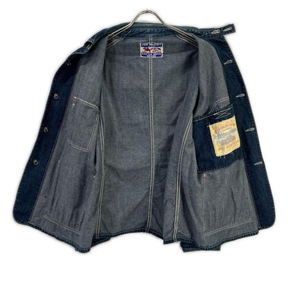 JOE MCCOY 8HOURUNION Denim Coverall Jacket Indigo Size 38