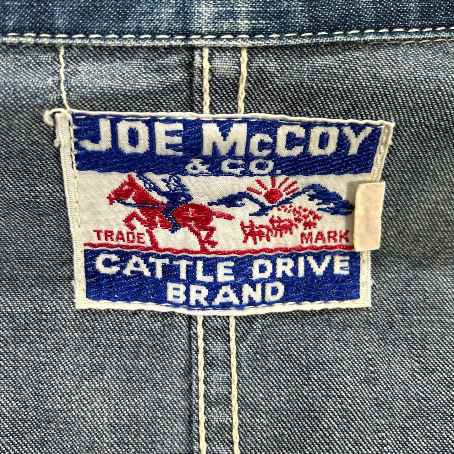 JOE MCCOY 8HOURUNION Denim Coverall Jacket Indigo Size 38