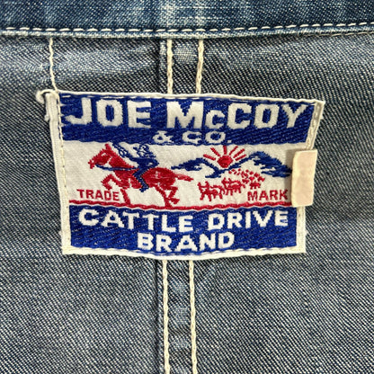 JOE MCCOY 8HOURUNION Denim Coverall Jacket Indigo Size 38