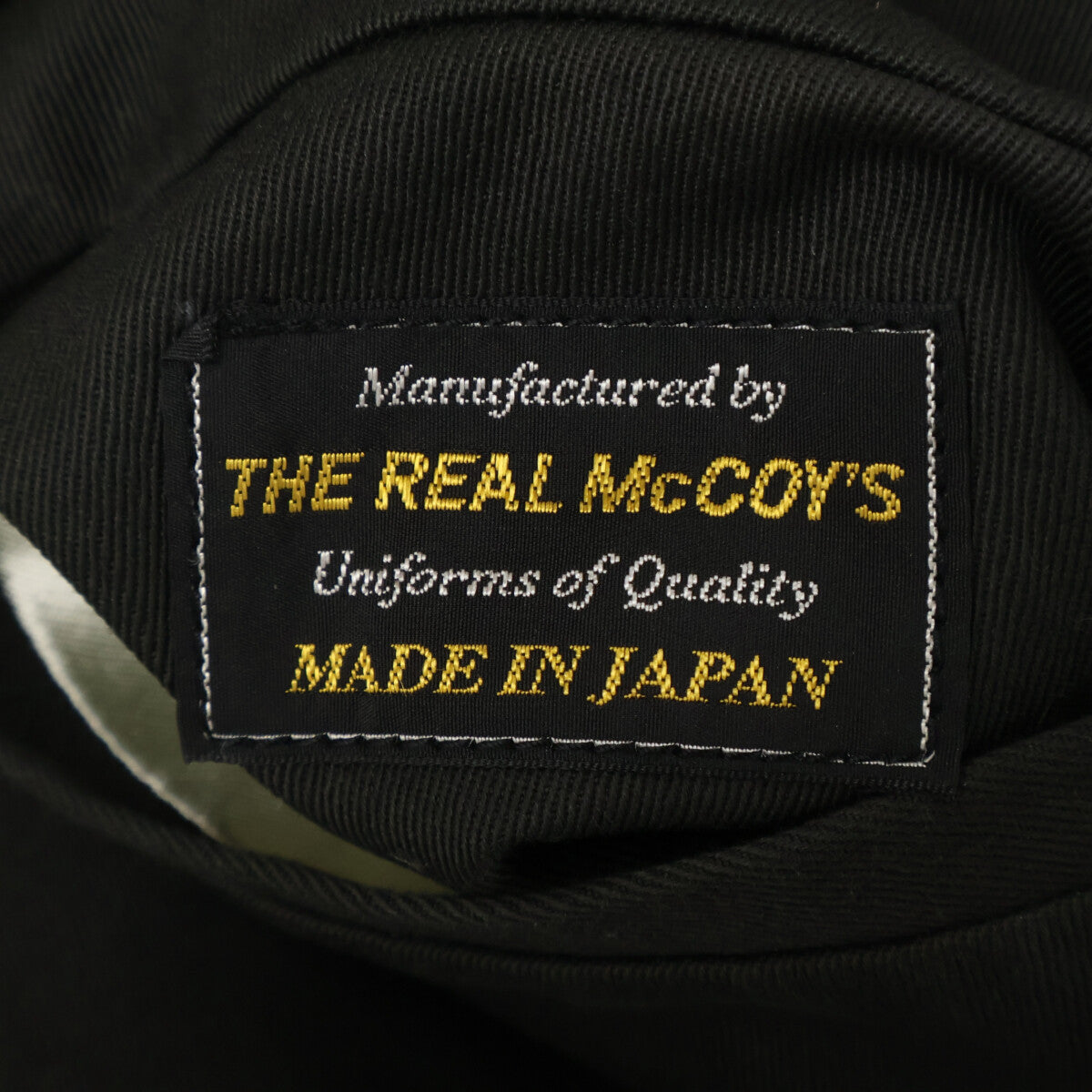 THE REAL MCCOY'S Viet Nam Jacket Early Model Black Size XL