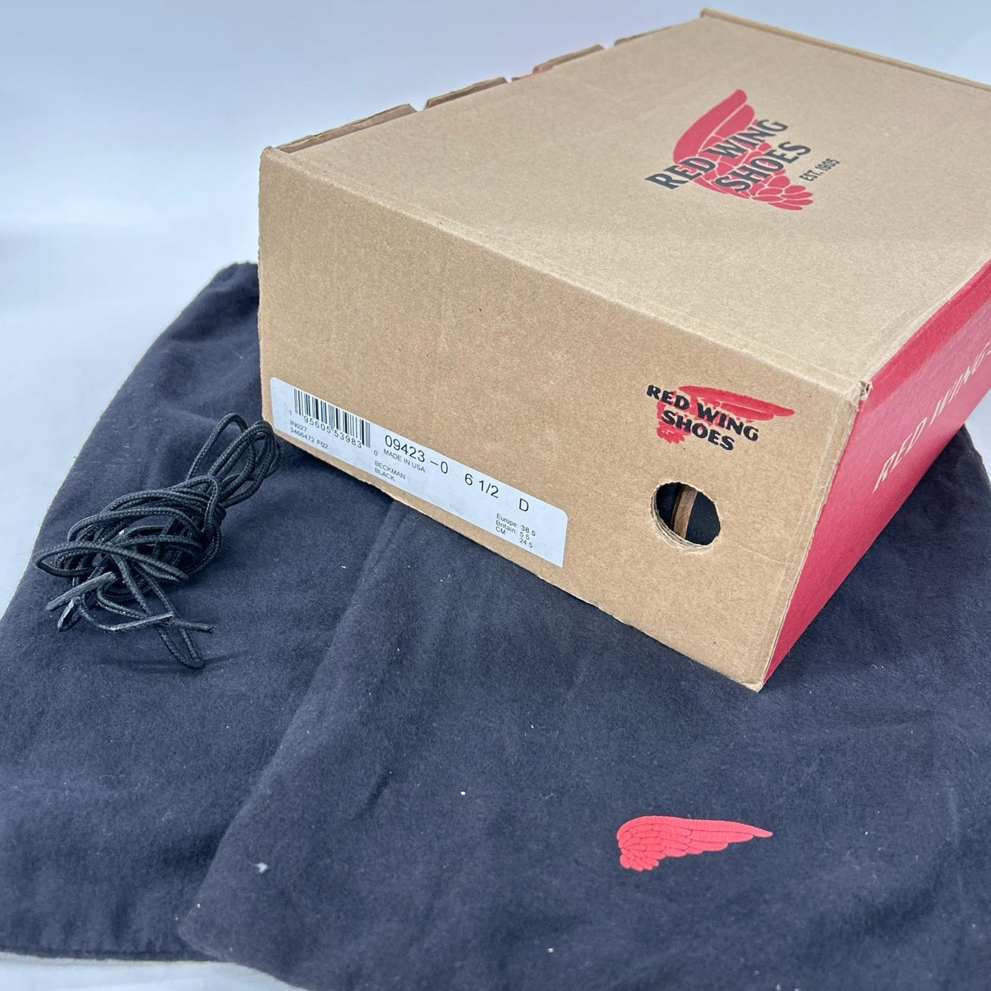 Red Wing 9423 Beckman Boots Black Size 6.5D