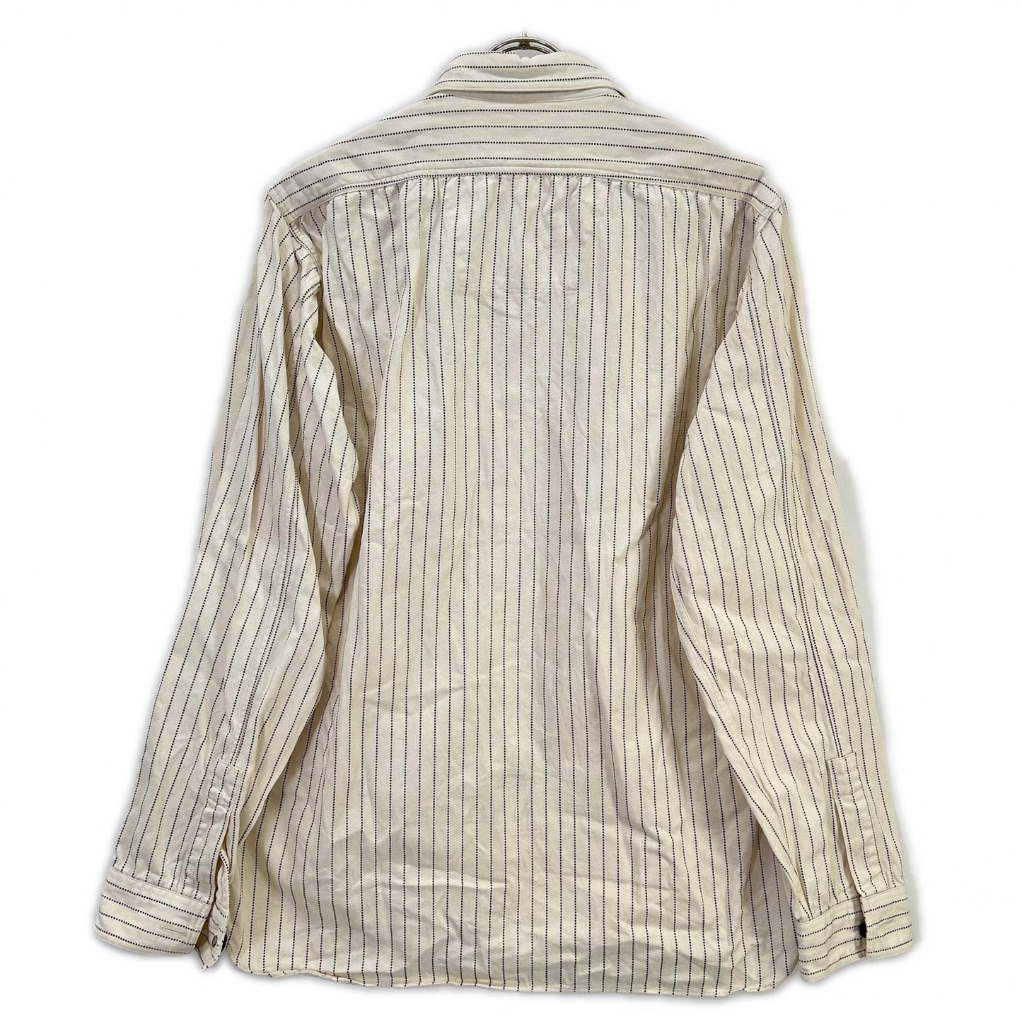 SUGAR CANE SC27076 Fiction Romance Stripe Shirt Ivory Size L