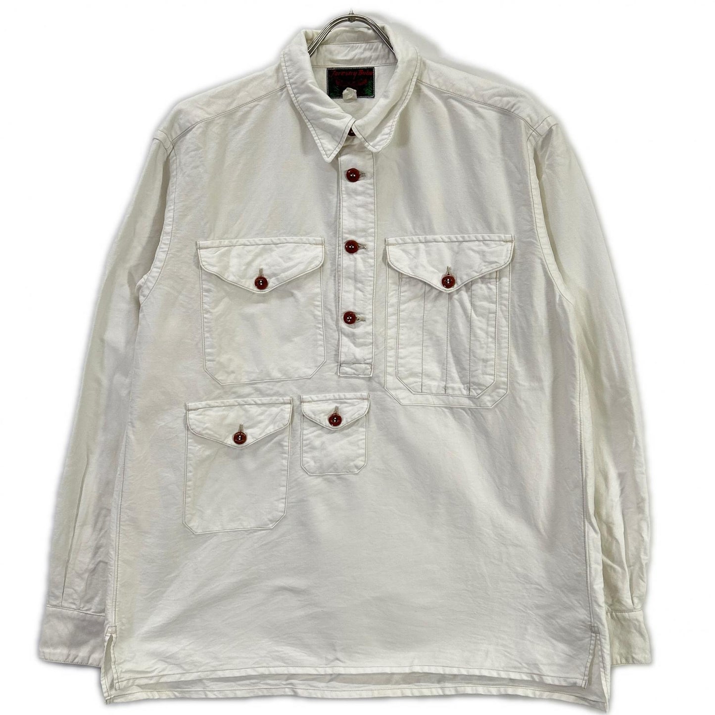 FREEWHEELERS Timberman Heavy Oxford Shirt White Size 16