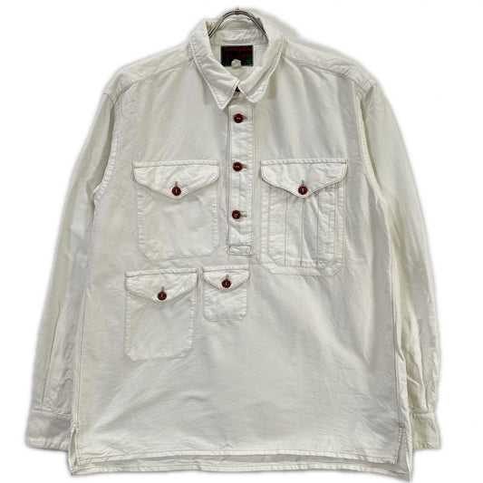 FREEWHEELERS Timberman Heavy Oxford Shirt White Size 16