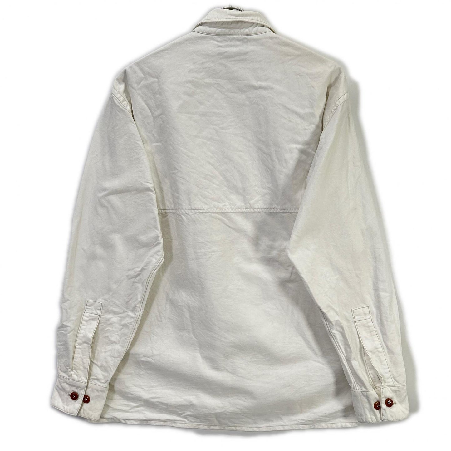 FREEWHEELERS Timberman Heavy Oxford Shirt White Size 16