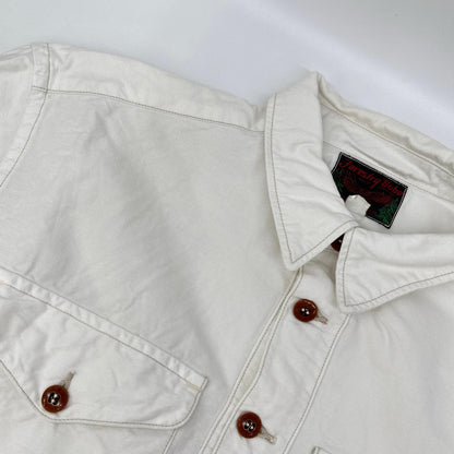 FREEWHEELERS Timberman Heavy Oxford Shirt White Size 16