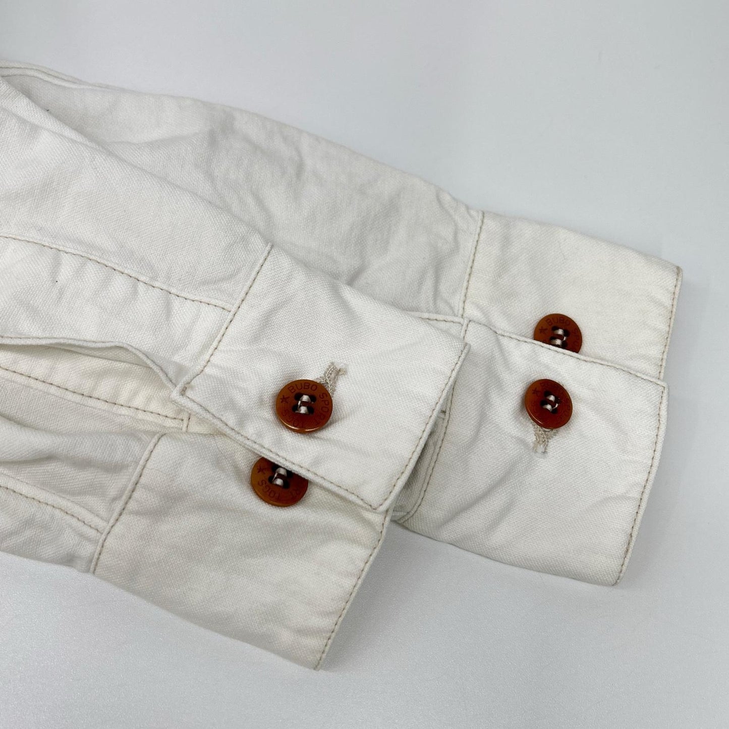 FREEWHEELERS Timberman Heavy Oxford Shirt White Size 16