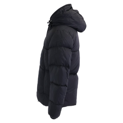 MONCLER MONTCLA Hooded Down Jacket w/ Logo Tape Black Size 1