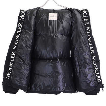 MONCLER MONTCLA Hooded Down Jacket w/ Logo Tape Black Size 1