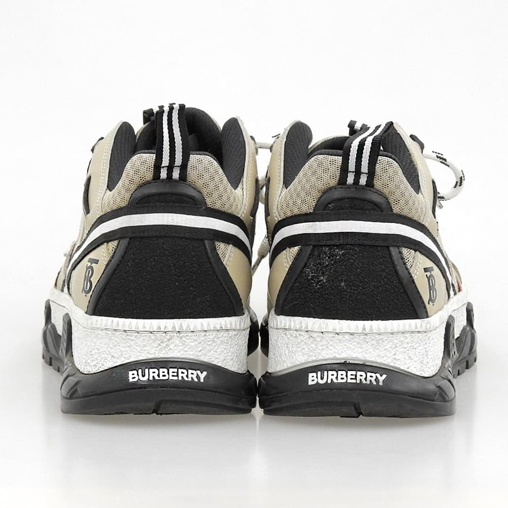 BURBERRY RS5 Union Low Sneakers Beige Size EU 40