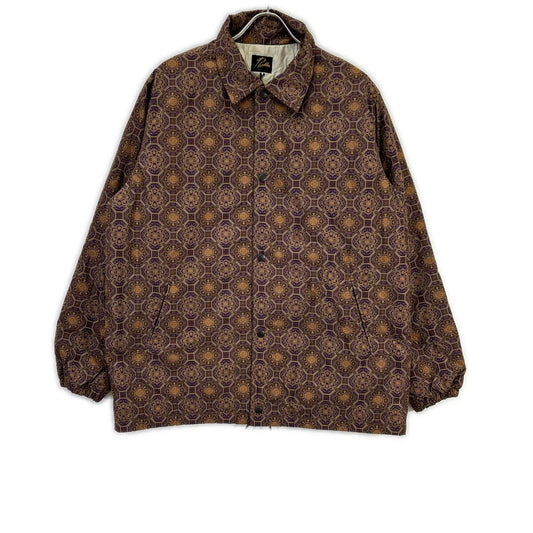 Needles DI041 Fine Pattern Coach Jacket Brown Size M