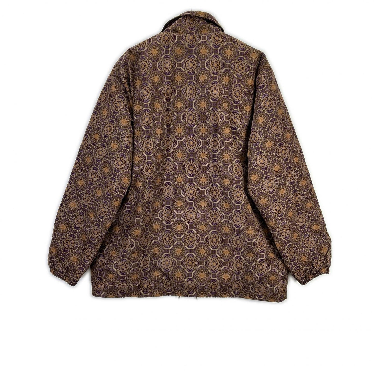 Needles DI041 Fine Pattern Coach Jacket Brown Size M