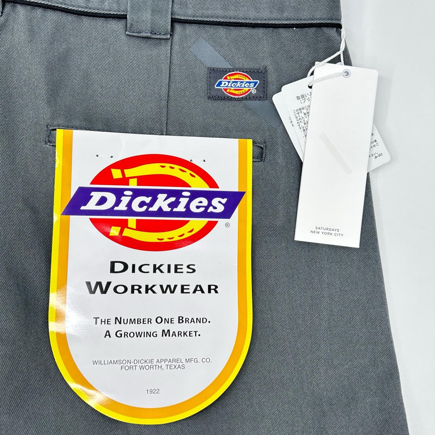 Dickies x Saturdays NYC 873 Slim Fit Work Pants Gray Size 34