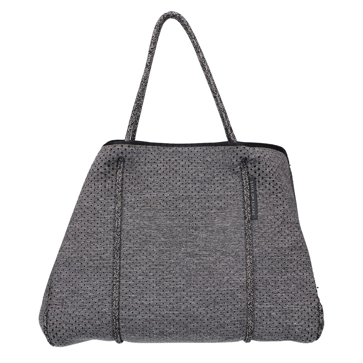 STATE OF ESCAPE Pouch Tote Bag Gray ONE SIZE Size ONE SIZE