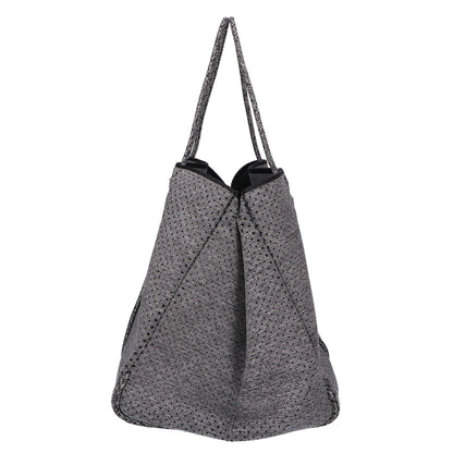 STATE OF ESCAPE Pouch Tote Bag Gray ONE SIZE Size ONE SIZE