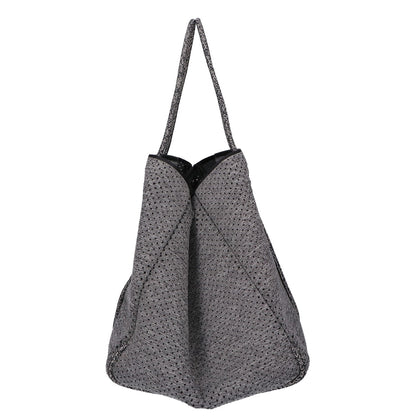 STATE OF ESCAPE Pouch Tote Bag Gray ONE SIZE Size ONE SIZE
