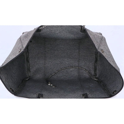 STATE OF ESCAPE Pouch Tote Bag Gray ONE SIZE Size ONE SIZE