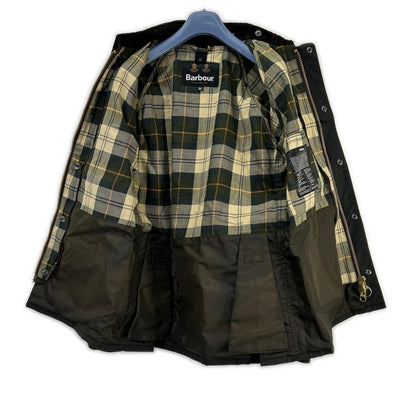 Barbour 232MWX1758 SL Bedale Oiled Jacket Green Size 34