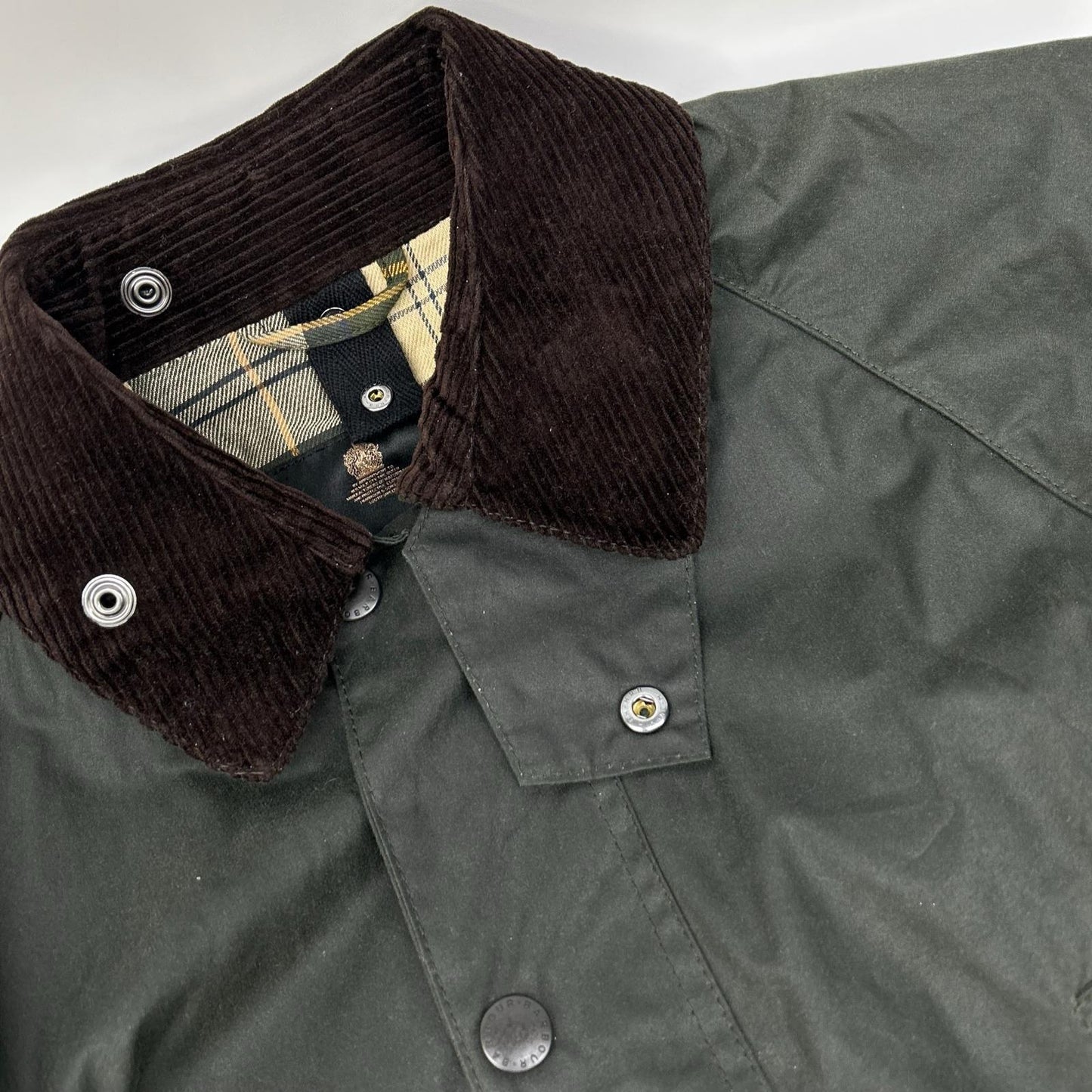 Barbour 232MWX1758 SL Bedale Oiled Jacket Green Size 34