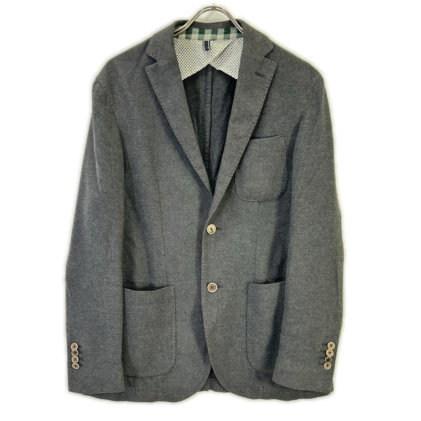 L.B.M.1911 2831 2B Unconstructed Jacket Gray Size 46