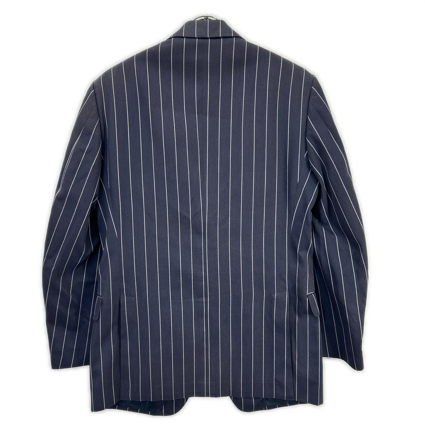 Ermenegildo Zegna TRAVEL Striped 2B Jacket Navy Size 44
