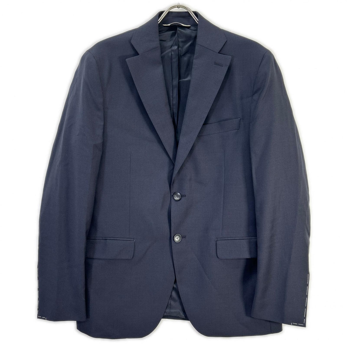 PAOLONI Archivio Cinquantadue 2B Wool Suit Navy Size 52