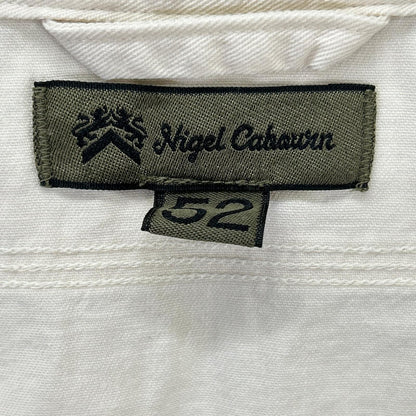 NIGEL CABOURN Medical Shirt Ivory Size 48