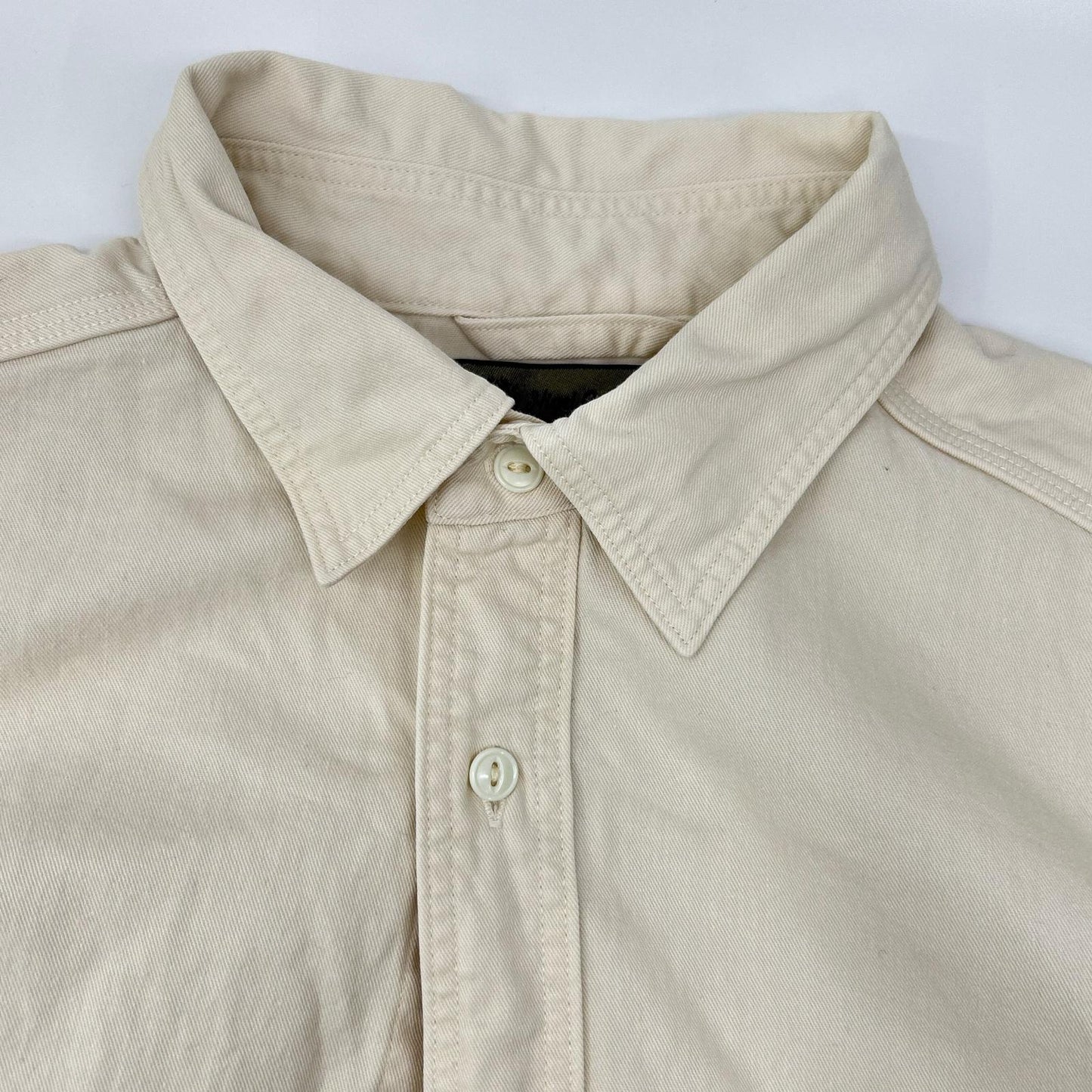 NIGEL CABOURN Medical Shirt Ivory Size 48
