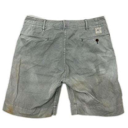 RRL Regulation Garment Dyed Chino Shorts Gray Size 32