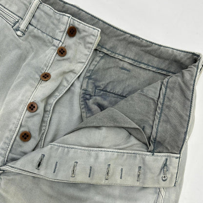 RRL Regulation Garment Dyed Chino Shorts Gray Size 32