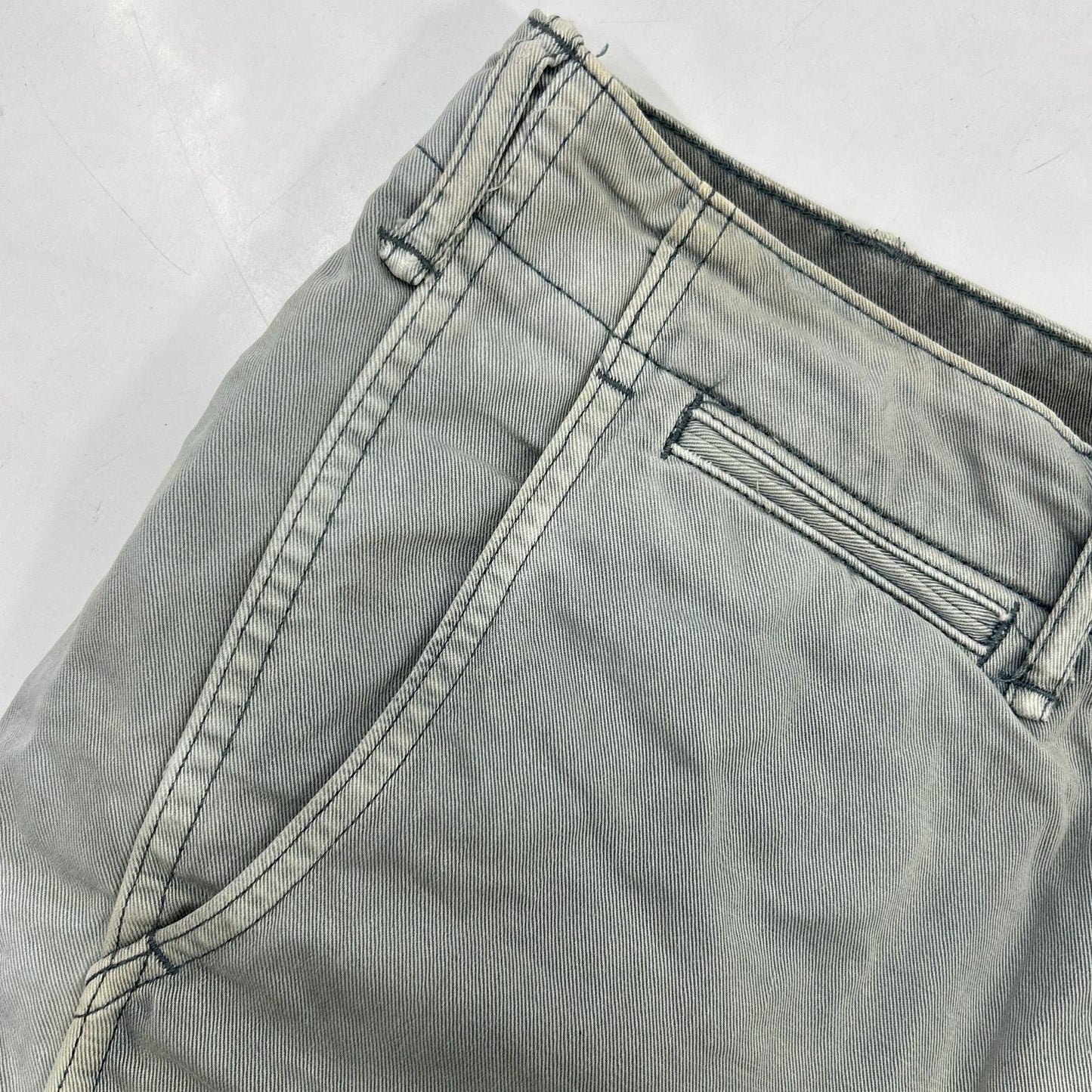 RRL Regulation Garment Dyed Chino Shorts Gray Size 32