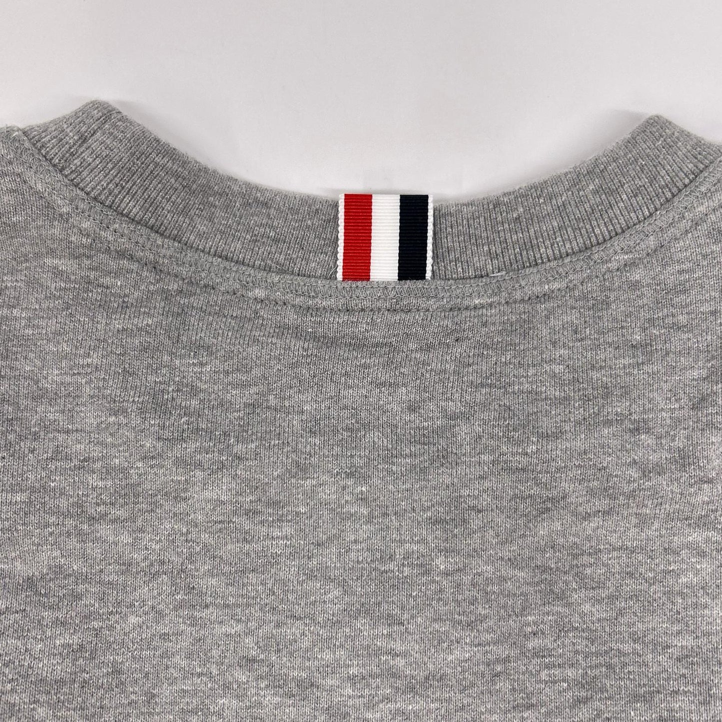 THOM BROWNE Classic Loopback 4-Bar Sweatshirt Gray Size 2