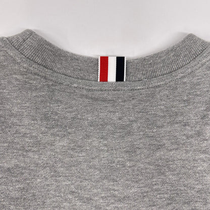 THOM BROWNE Classic Loopback 4-Bar Sweatshirt Gray Size 2