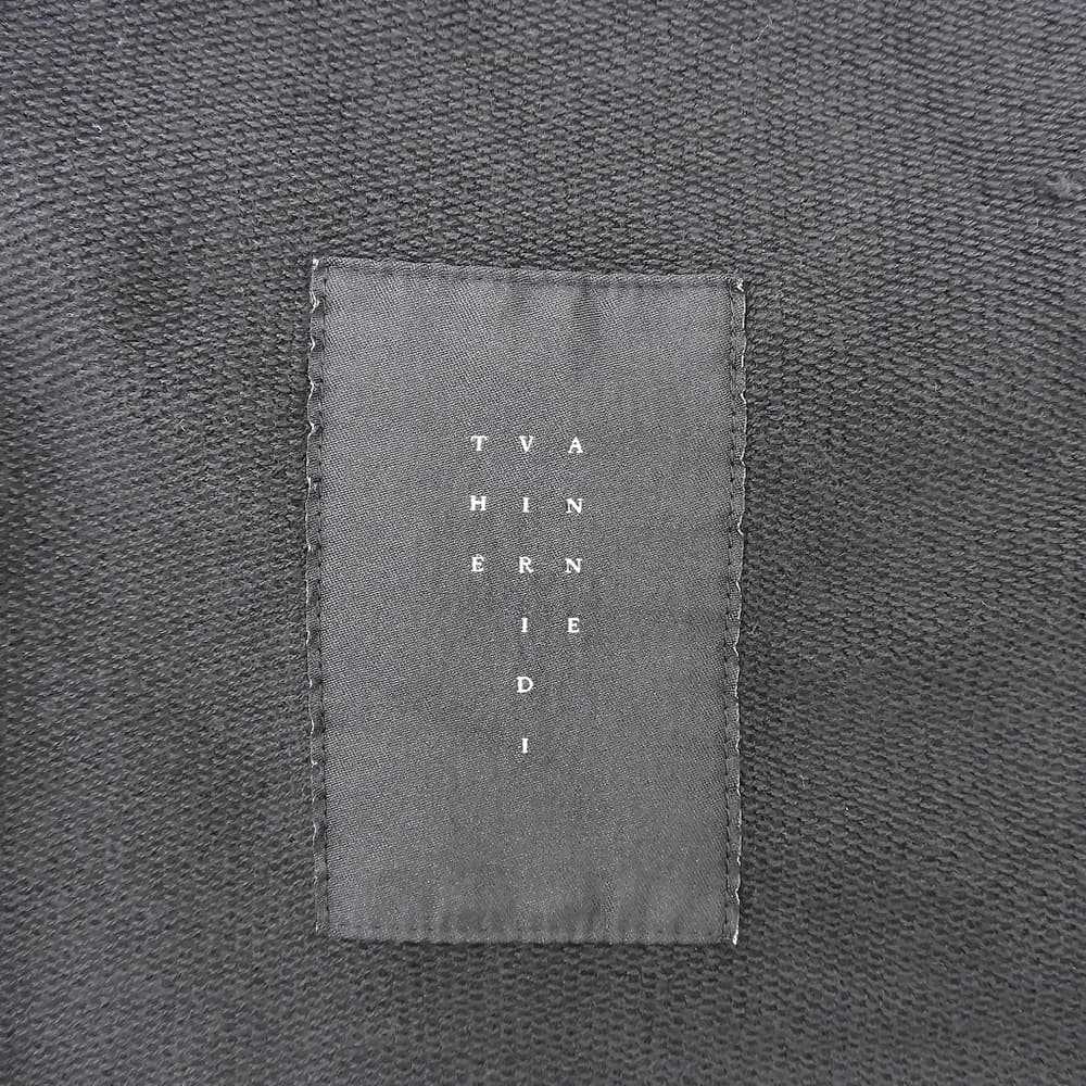 The Viridi-anne Sleeveless Cotton Sweat Hoodie Black Size 3