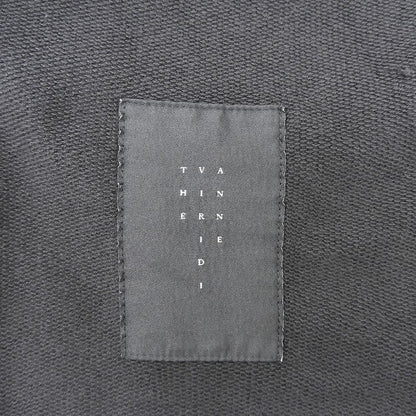 The Viridi-anne Sleeveless Cotton Sweat Hoodie Black Size 3