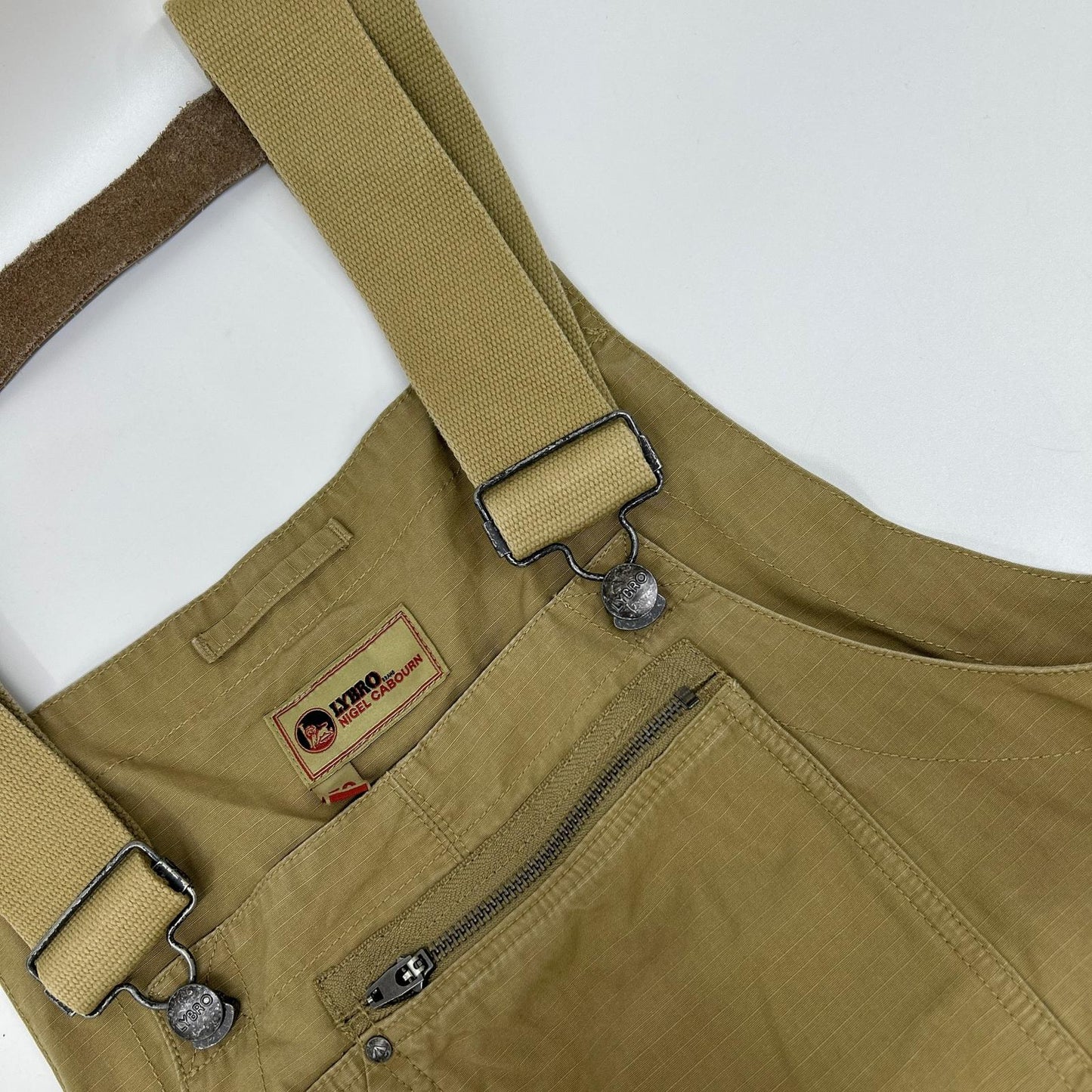 NIGEL CABOURN LYBRO Naval Dungaree Ripstop Beige Size 50